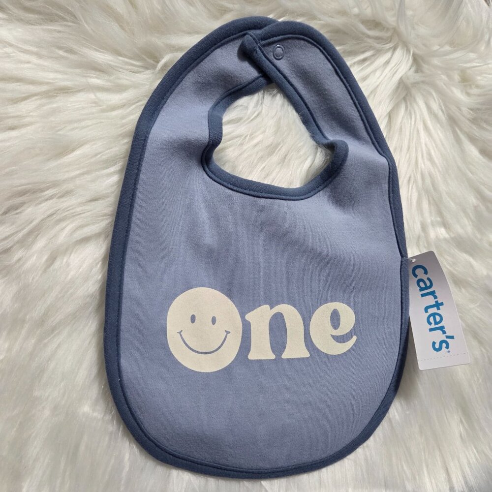 Carter's "One" Bib - Picture 3 of 7